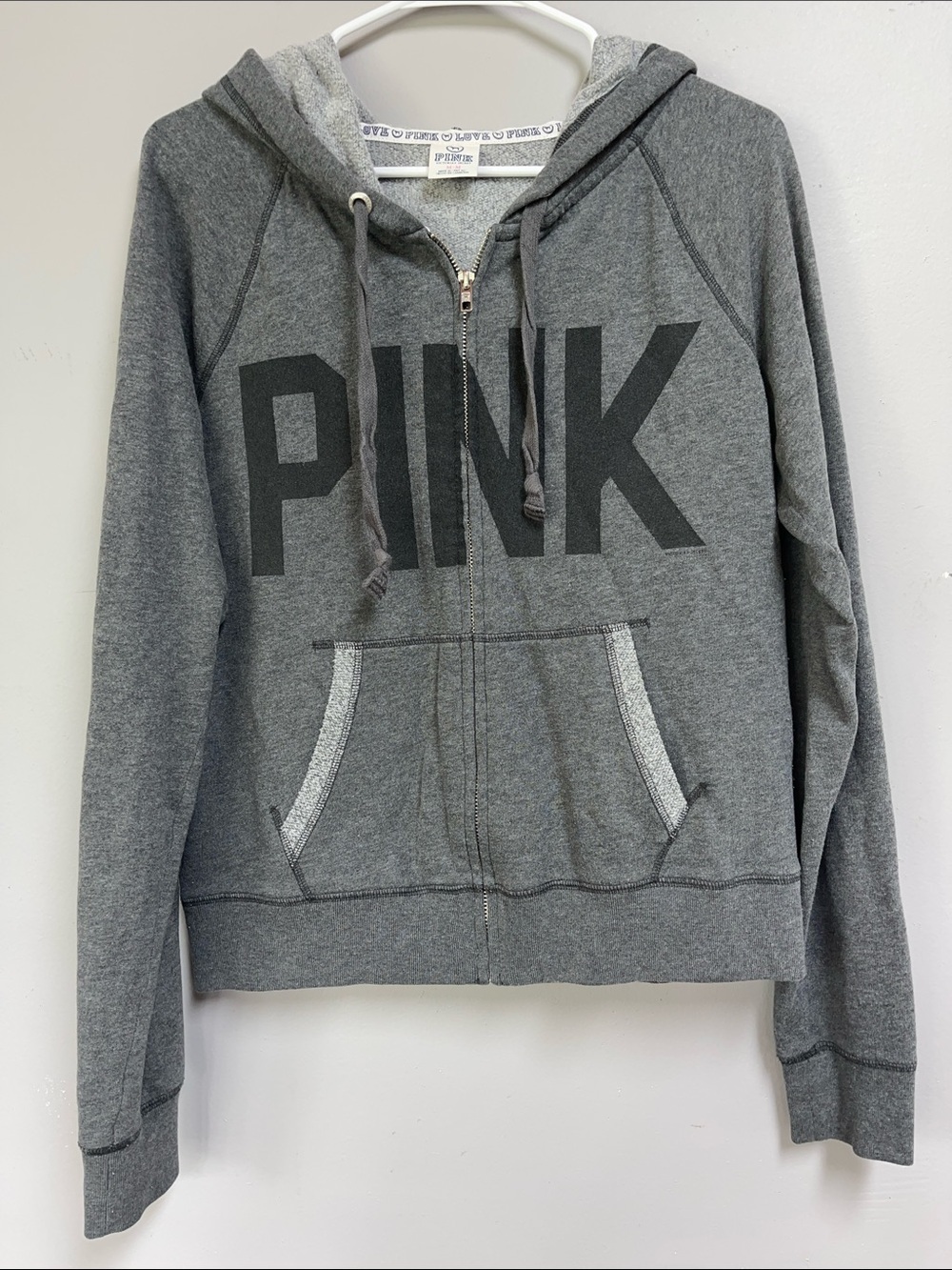 Y2K Vintage Victoria's Secret PINK full-zip hoodie